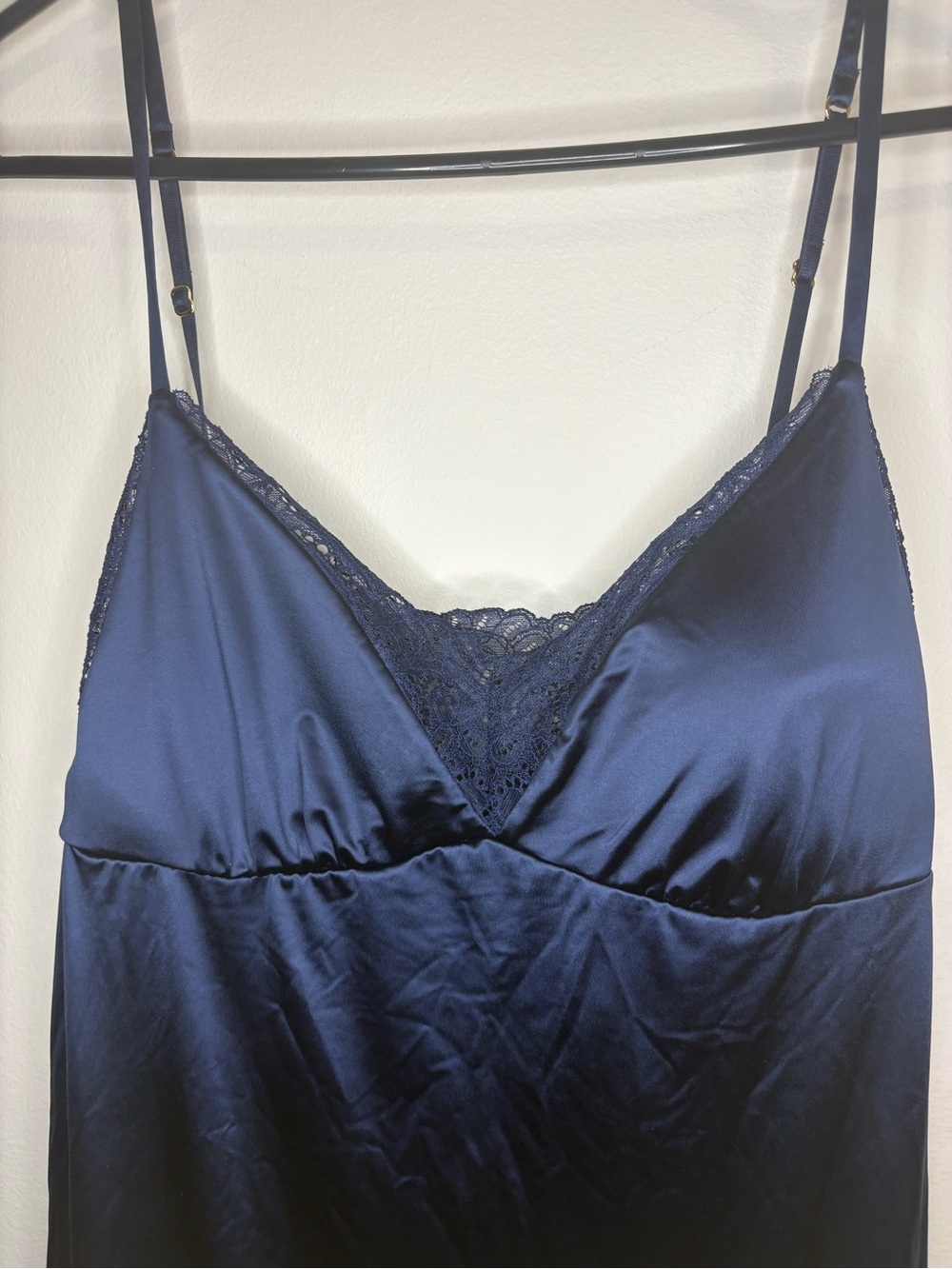 Soma Navy Lace-Trim Slip - Picture 2 of 4